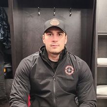Nick Orlando training on the ice at Hockey Etcetera